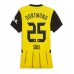 Borussia Dortmund Niklas Sule #25 Hemma matchtröja Dam 2024-25 Kortärmad Billigt